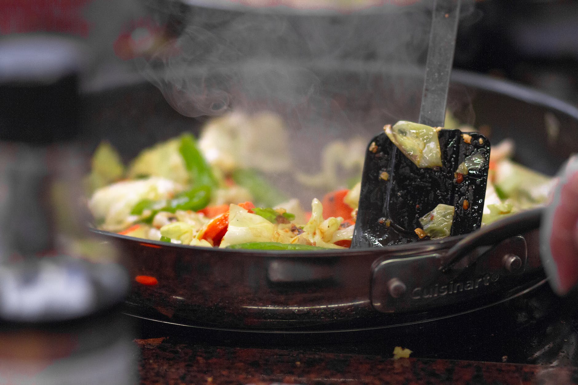 cooked food on plate